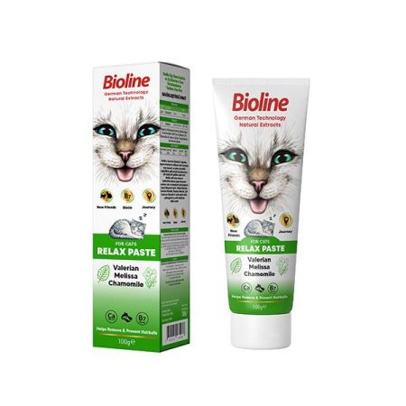 Bioline Relax Paste Kediler için Sakinleştirici Macun 100 Gr