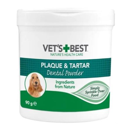Vet's Best Deniz ve Spirulina Yosunu Özlü Plak Tartar Önleyici Köpek Ağız Bakım Tozu 90 G