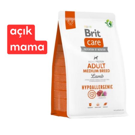 Brit Care Hypo-Allergenic Mono Protein Kuzulu Orta Irk Yetişkin Köpek Maması 2kg