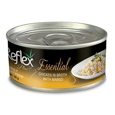 Reflex Plus Tavuk ve Mangolu Yetişkin Konserve Kedi Maması 70 Gr