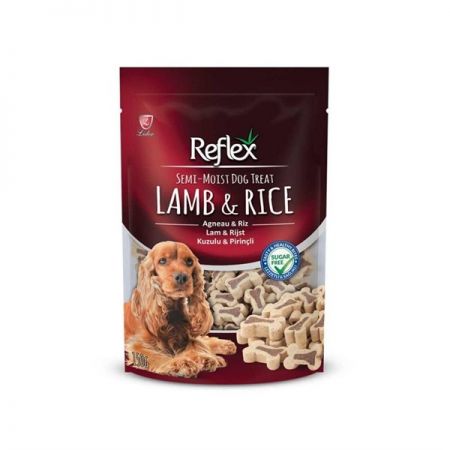Reflex Kuzu ve Pirinçli Yarı Yumuşak Köpek Ödül Maması 150 Gr