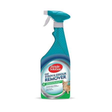 Simple Solution Kediler için Leke ve Koku Giderici – 750 ml