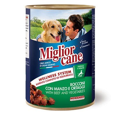 Miglior Biftek ve Sebzeli Yetişkin Köpek Konservesi 405 Gr