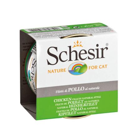 Schesir Tavuk Fileto Yetişkin Kedi Konservesi 85 g