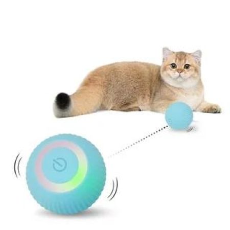 Pet Gravity USB Şarjlı Hareket Edebilen Top Kedi Oyuncağı 4 cm