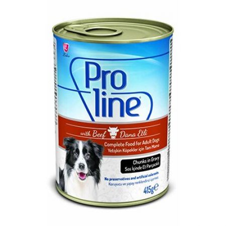 Proline Biftekli Sos İçinde Yetişkin Köpek Konservesi 415 Gr