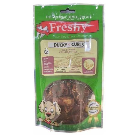 Freshy Ducky Curls Tahılsız Ördekli Köpek Ödülü