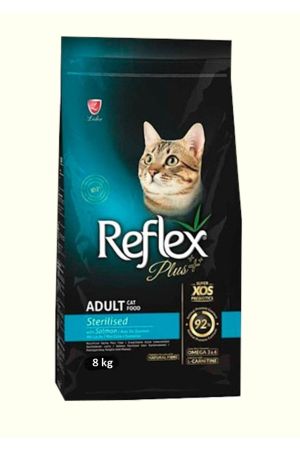 Reflex Plus Somonlu Kısırlaştırılmış Yetişkin Kedi Maması 8 KG