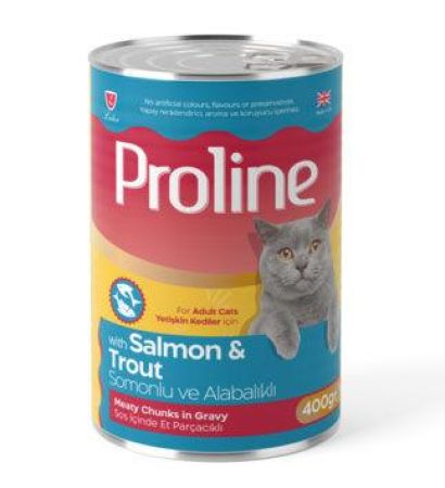 Proline Somonlu Ve Alabalıklı Kedi Konservesi 400 g