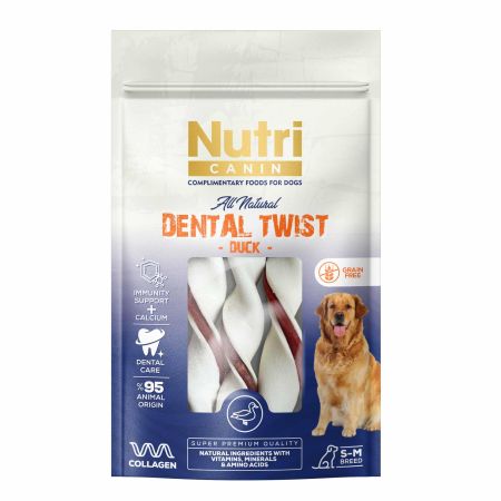 Nutri Canin Dental Ördek Etli Kemik Köpek Ödülü 80 G