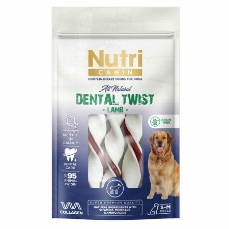 Nutri Canin Dental Kuzu Etli Kemik Köpek Ödülü 80 G