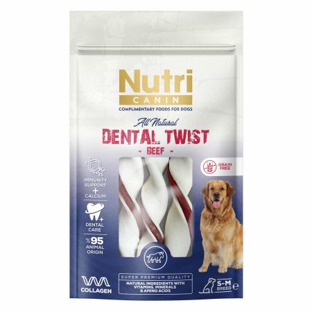 Nutri Canin Dental Sığır Etli Kemik Köpek Ödülü 120 G
