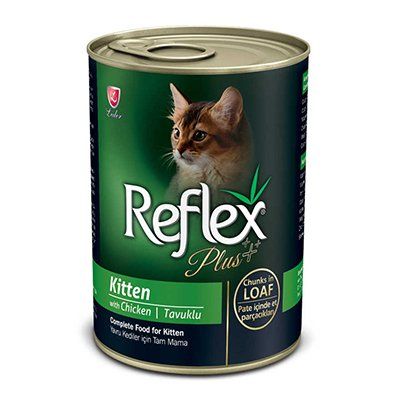 Reflex Plus Kitten Tavuklu Konserve Yavru Kedi Maması 400 gr