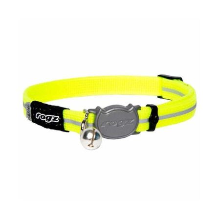 Rogz Catz AlleyCat Halsband Çıngıraklı Kedi Boyun Tasması Sarı Small 1.1x20-31 Cm