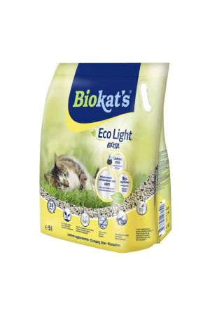 Bıokat's Eco Light Extra Pelet Aktif Karbonlu Kedi Kumu 5 Lt