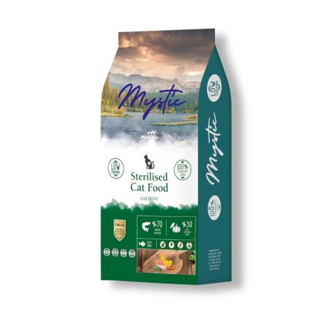 Mystic Az Tahıllı Somonlu Kısırlaştırılmış Yetişkin Kedi Maması 1,5 kg