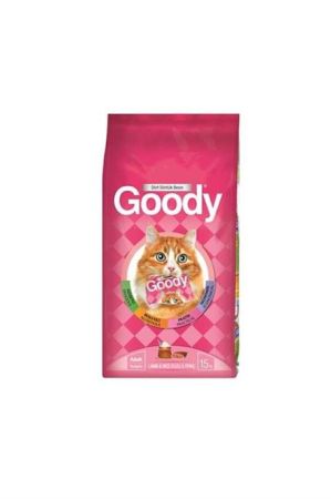 Goody Kuzu Etli & Pirinçli Yetişkin Kedi Maması 15 Kg