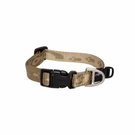 Rogz Alpinist Halsband Desenli Köpek Boyun Tasması Gold Large 34x56 Cm