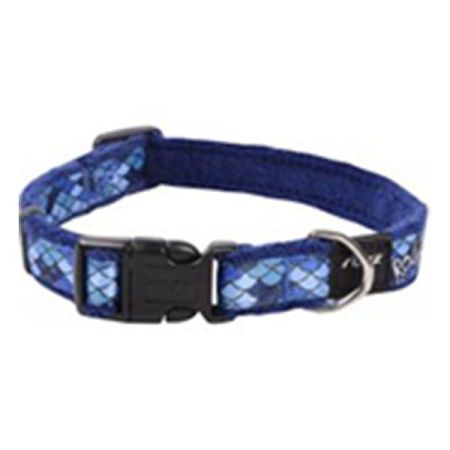 Rogz Fashion Halsband Karışık Desenli Köpek Boyun Tasması Mavi Medium 1.6x26-40 Cm