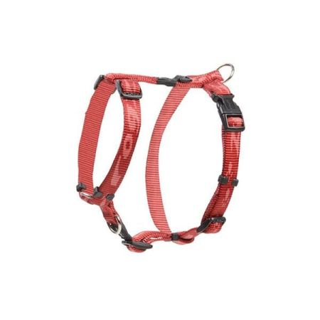 Rogz Alpinist Tuig Dokuma Köpek Göğüs Tasması Kırmızı Small 1.1x23-37 Cm