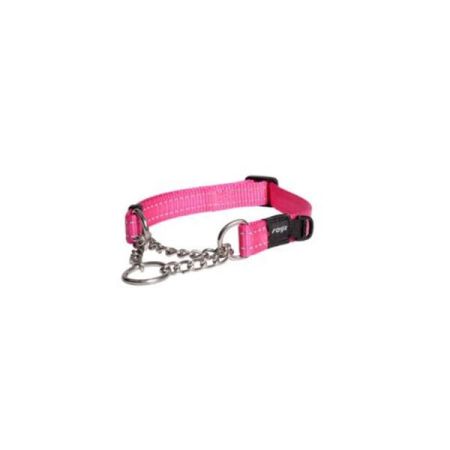 Rogz Utility Control Chain Halsband Kontrol Zicirli Köpek Boyun Tasması Pembe Xxlarge 2.5x53-80 Cm