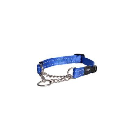 Rogz Utility Control Chain Halsband Kontrol Zicirli Köpek Boyun Tasması Mavi Xlarge 2.5x45-70 Cm