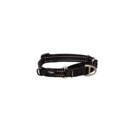 Rogz Utility Control Web Halsband Güvenlikli Dokuma Köpek Boyun Tasması Siyah Xlarge 2.5x53-80 Cm