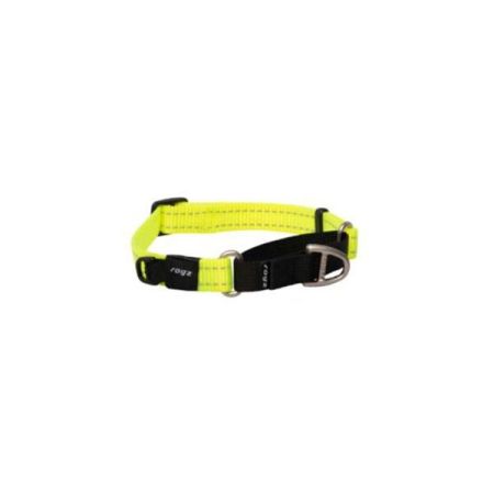 Rogz Utility Control Web Halsband Güvenlikli Dokuma Köpek Boyun Tasması Sarı Xlarge 2.5x53-80 Cm