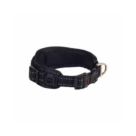 Rogz Utility Gevoerde Halsband Dolgulu Köpek Boyun Tasması Siyah Xlarge 2.5x37-54 Cm