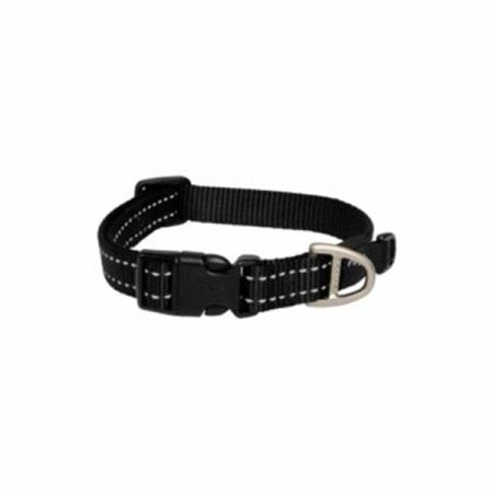 Rogz Utility Halsband Dokuma Köpek Boyun Tasması Siyah Xlarge 2.5x43-70 Cm