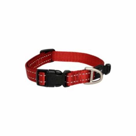 Rogz Utility Halsband Dokuma Köpek Boyun Tasması Kırmızı Xsmall 1.1x16-22 Cm