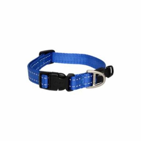 Rogz Utility Halsband Dokuma Köpek Boyun Tasması Mavi Xsmall 1.1x16-22 Cm