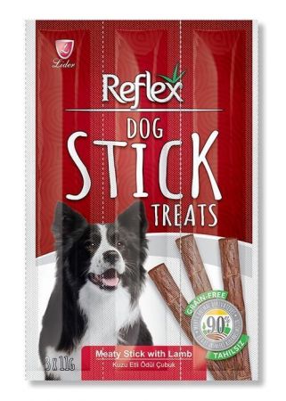 Reflex Kuzu Etli Stick Köpek Ödül Maması 3x11 gr