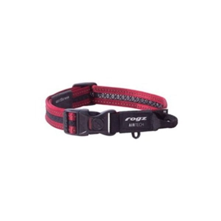 Rogz Air Tech Halsband Yumuşak Dokulu Köpek Boyun Tasması Kırmızı Large 34-56 Cm