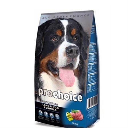 Pro Choice Proderma Kuzu Etli Pirinçli Yetişkin Köpek Maması 18 Kg + Saovet Glukozamin Tablet 75gr + Somon Yağı 250ml HEDİYE