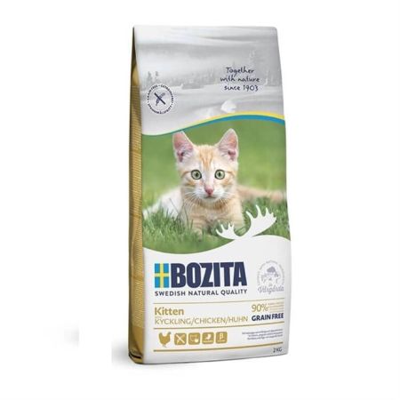Bozita Feline Kitten Tahılsız Yavru Kedi Maması 10 Kg  + Saovet Özel Pasta 100gr + Multivitamin Pasta 100gr HEDİYE
