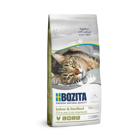 Bozita Feline İndoor Sterilized Kısırlaştırılmış Kedi Maması 10 Kg + Saovet Multivitamin Pasta 100gr + Biotin Pasta 100gr HEDİYE