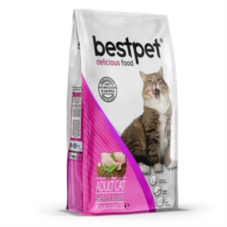BestPet Selection Tavuklu Yetişkin Kedi Maması 15 Kg + Saovet Malt Pasta 100gr + Biotin Pasta 100gr HEDİYE