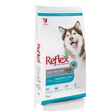 Reflex Balıklı ve Pirinçli Yetişkin Köpek Maması 15 Kg  + Saovet Glukozamin Tablet 75gr + Somon Yağı 250ml HEDİYE