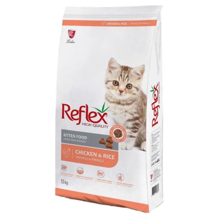 Reflex Kitten Tavuklu Yavru Kedi Maması 15 Kg + Saovet Özel Pasta 100gr + Multivitamin Pasta 100gr HEDİYE