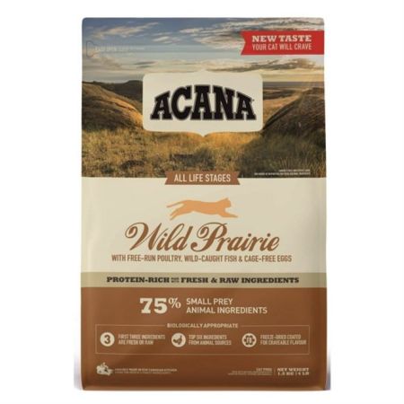 Acana Wild Prairie Tavuklu ve Balıklı Tahılsız Kedi Maması 1,8 Kg + Saovet Malt Pasta 100gr HEDİYE