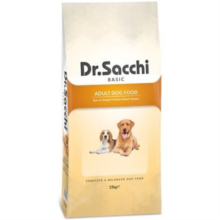 Dr.Sacchi Tavuklu Yetişkin Köpek Maması 15 Kg  + Saovet Glukozamin Tablet 75gr + Somon Yağı 250ml HEDİYE
