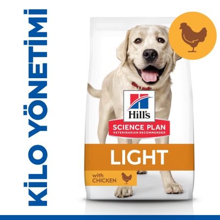 Hills Light Büyük Irk Tavuklu Diyet Köpek Maması 14 Kg  + Saovet Glukozamin Tablet 75gr + Somon Yağı 250ml HEDİYE