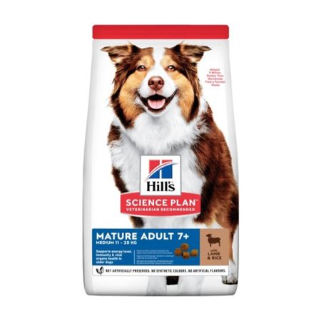 Hill's Kuzulu Medium +7 Yaşlı Kuru Köpek Maması 2.5 Kg  + Saovet Glukozamin Tablet 75gr HEDİYE
