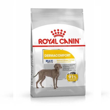 Royal Canin Maxi Dermacomfort Yetişkin Köpek Maması 12 Kg  + Saovet Glukozamin Tablet 75gr + Somon Yağı 250ml HEDİYE