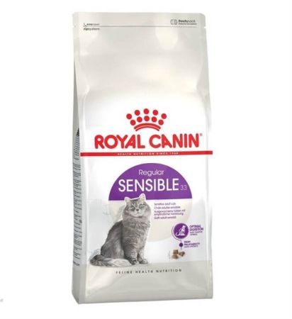 Royal Canin Sensible 33 Hassas Yetişkin Kedi Maması 15 Kg + Saovet Malt Pasta 100gr + Biotin Pasta 100gr HEDİYE