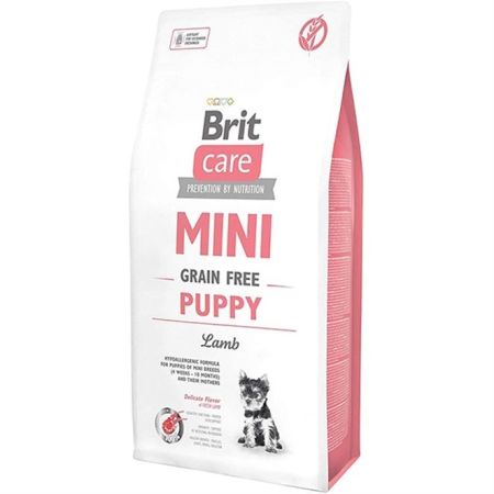 Brit Care Puppy Tahılsız Mini Kuzulu Yavru Köpek Maması 7 Kg + Saovet Bağışıklık Destekleyici Tablet 75gr HEDİYE