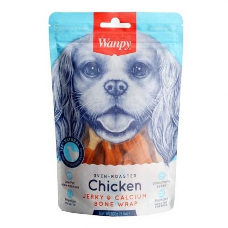 Wanpy Kalsiyumlu Gerçek Tavuk Köpek Ödül Maması 100 Gr