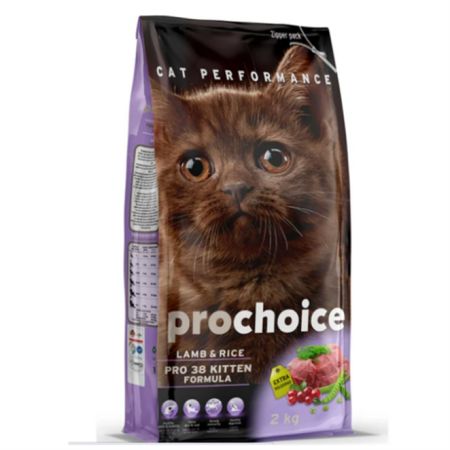 Prochoice Kuzu Etli Pirinçli Yavru Kedi Maması 2 Kg + Saovet Özel Pasta 100gr HEDİYE