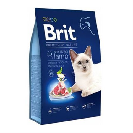 Brit Premium Sterilized Kuzu Etli Kedi Maması 8 Kg + Saovet Multivitamin Pasta 100gr + Biotin Pasta 100gr HEDİYE